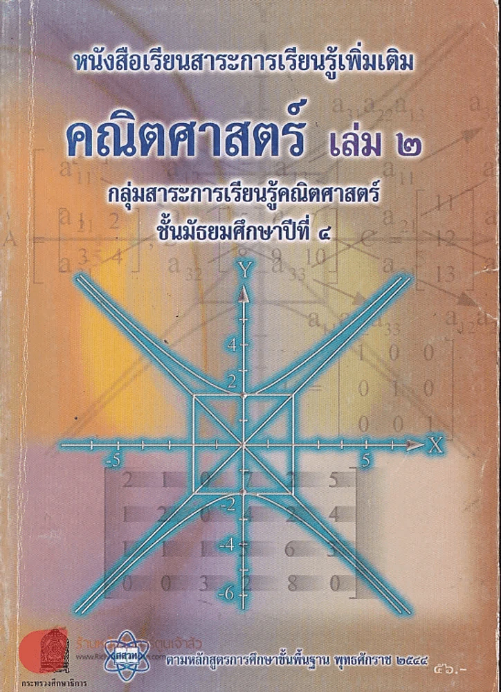 คณิตศาสตร์ เล่ม 2 ม.4 กลุ่มสาระการเรียนรู้คณิตศาสตร์ รูปที่ 1