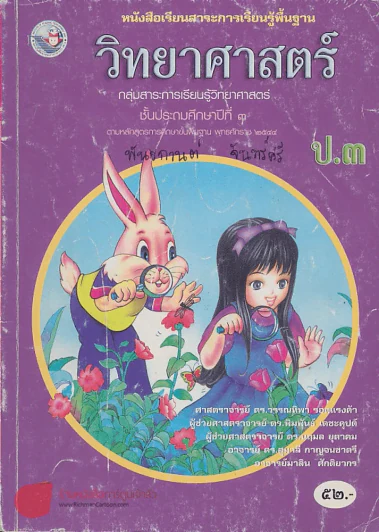 หนังสือเรียนสาระการเรียนรู้พื้นฐาน วิทยาศาสตร์ ป.3 รูปที่ 1