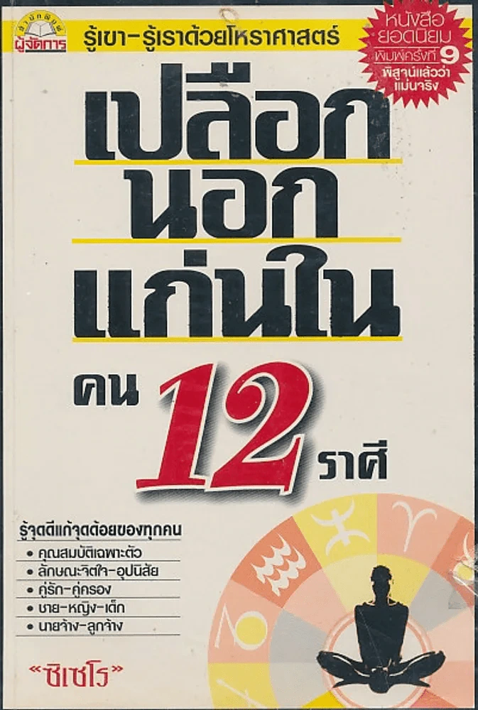 เปลือกนอกแก่นในคน 12 ราศี รูปที่ 1