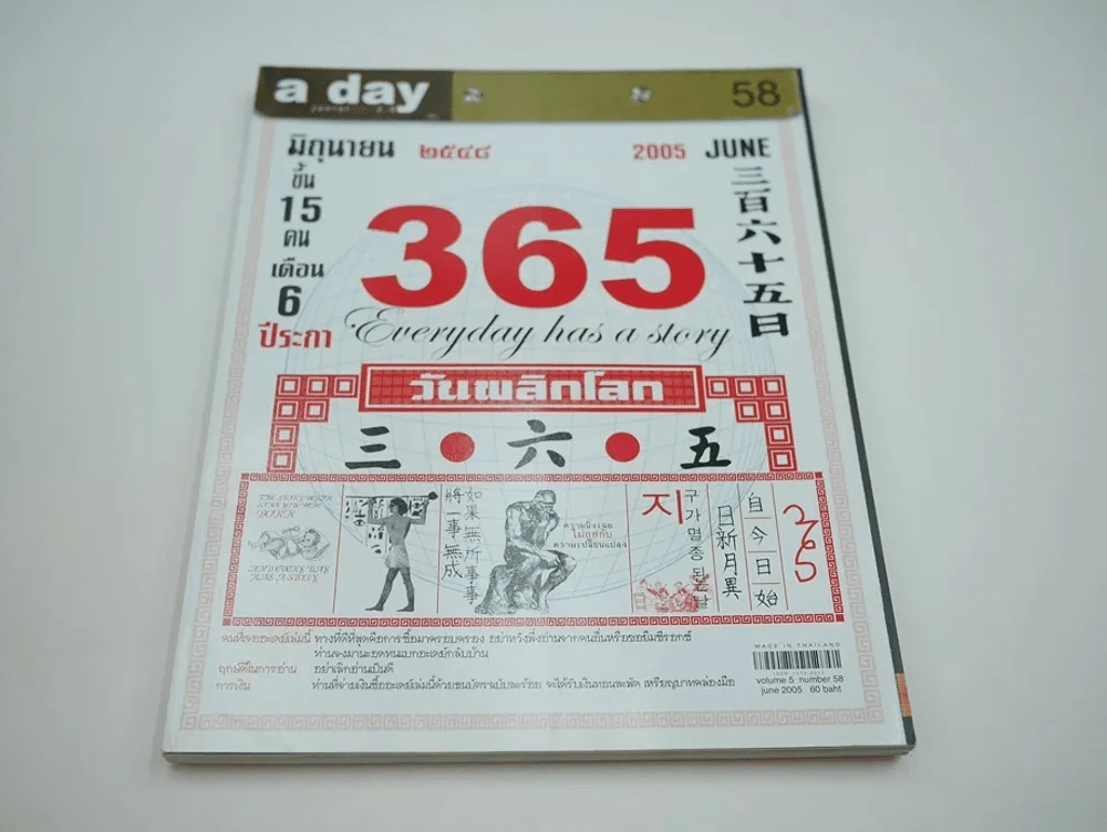 a day 58 ปฏิทิน 365 วันพลิกโลก รูปที่ 1