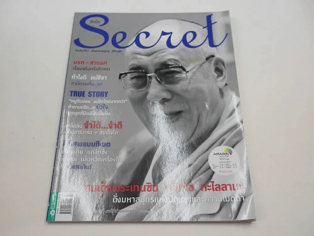 Secret ซีเคร็ต ปีที่ 5 ฉบับที่ 112 สมเด็จพระเทพซิน กยัตโซ ทะไลลามะ รูปที่ 1