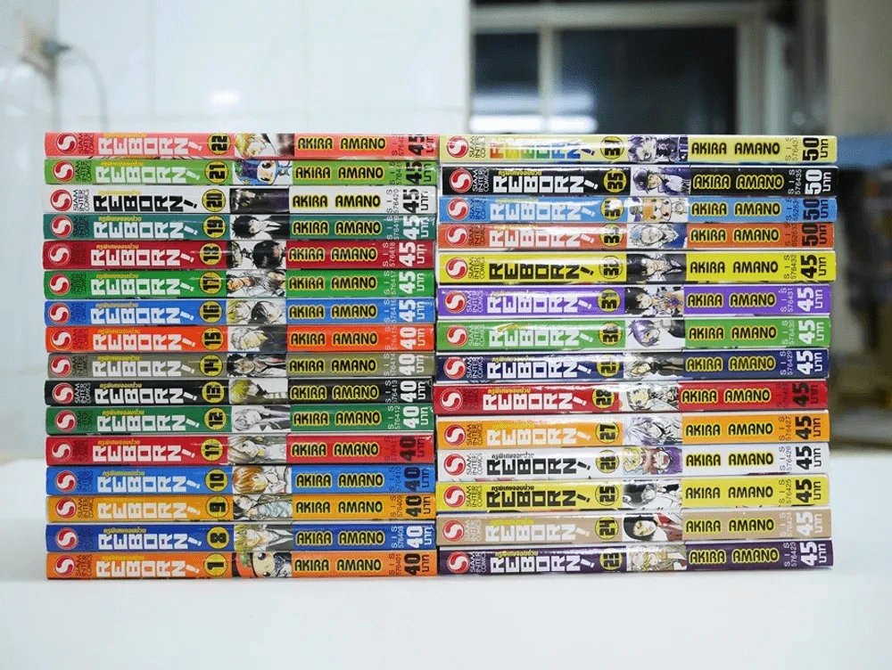 Reborn รีบอร์น ครูพิเศษจอมป่วน 42 เล่มจบ มี 30 เล่ม (ขาด 12 เล่ม) รูปที่ 1