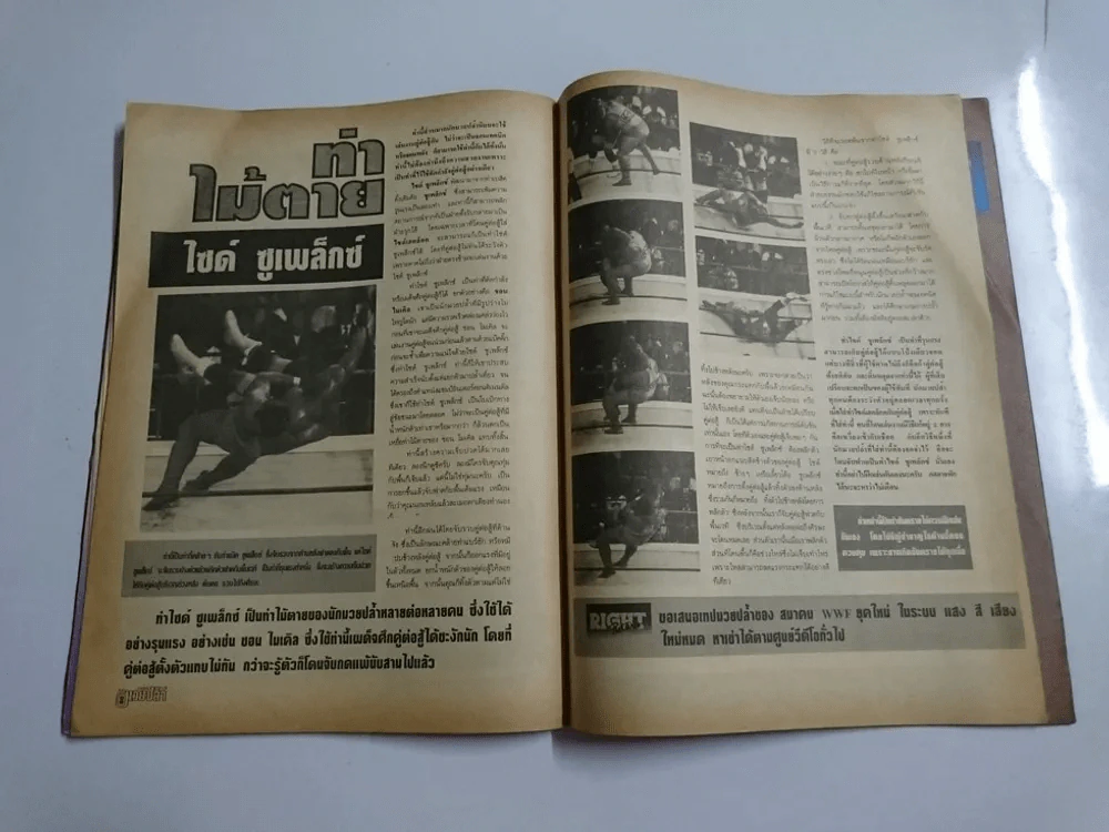 กีฬามวยปล้ำ ปีที่ 1 ฉบับที่ 5 ปักษ์แรก กันยายน 2536 มี 80 หน้า รูปที่ 13