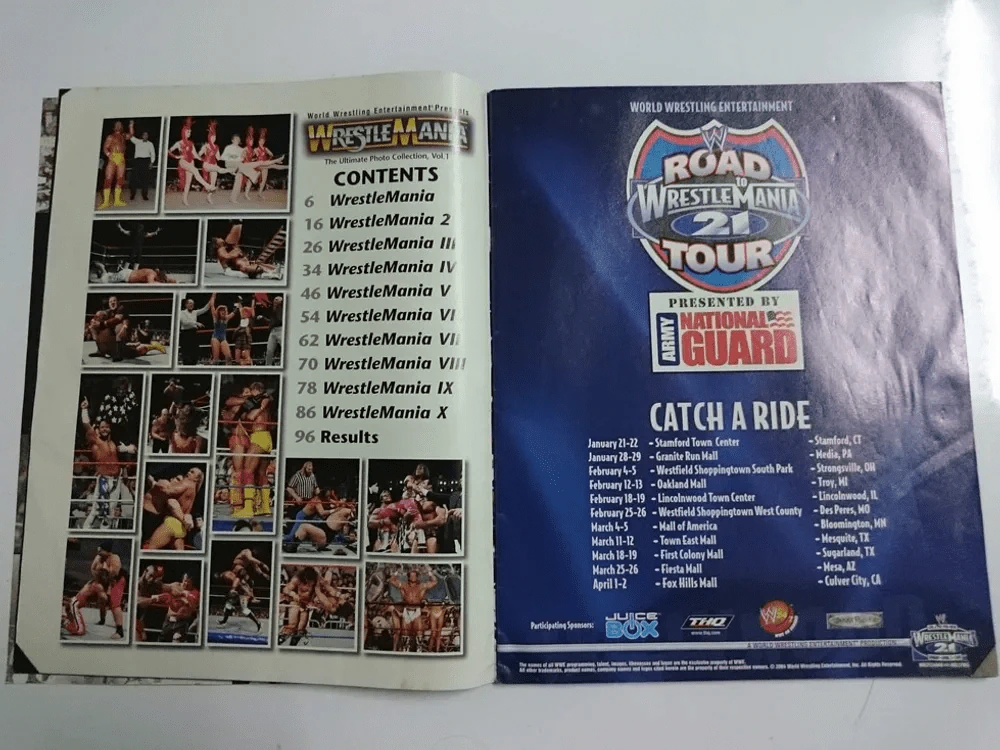 Wrestle Mania The Ultimate Photo Collection, Volume 1 ภาษาอังกฤษ+ภาพสีทั้งเล่ม มี 98 หน้า รูปที่ 4