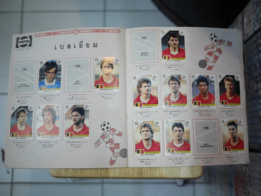 ITALIA'90 World Cup สมุดภาพสะสมสติกเกอร์ฟุตบอลโลก 1990 รูปที่ 8