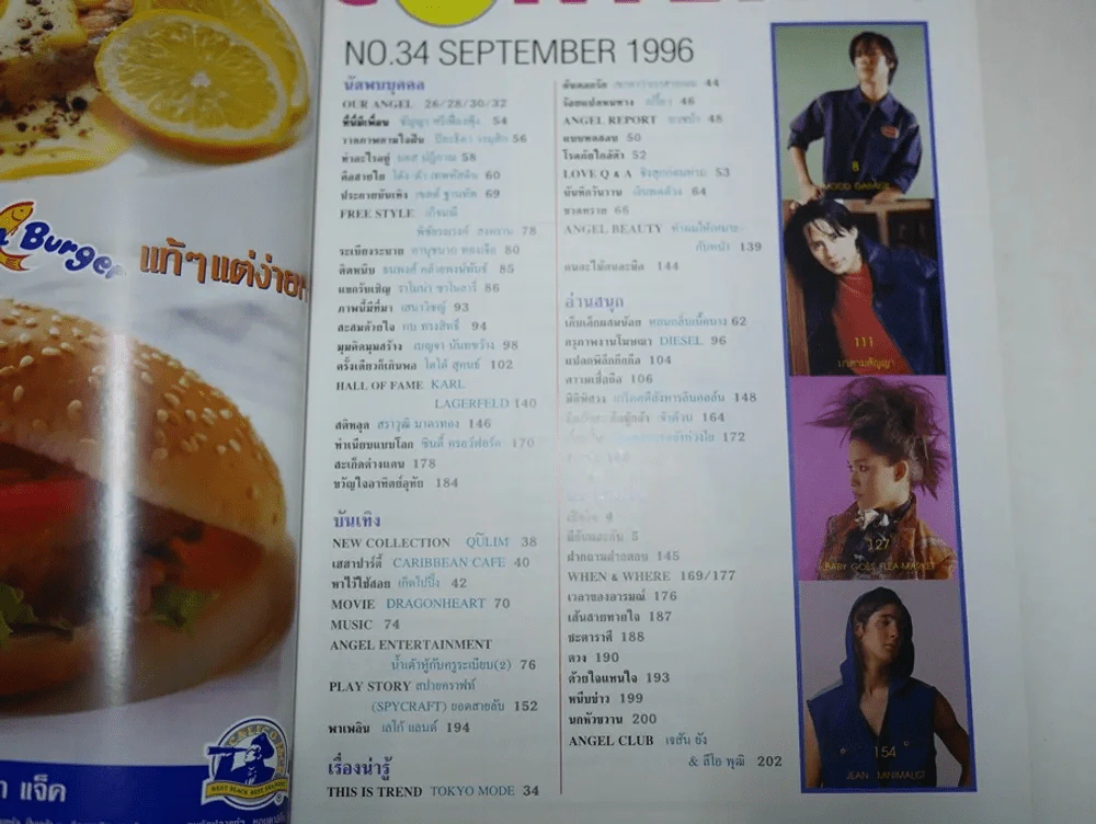 ANGEL No.34 1996 (เบิร์ด ธงไชย) ไม่มีสัมภาษณ์พี่เบิร์ด แต่มีภาพ รูปที่ 2