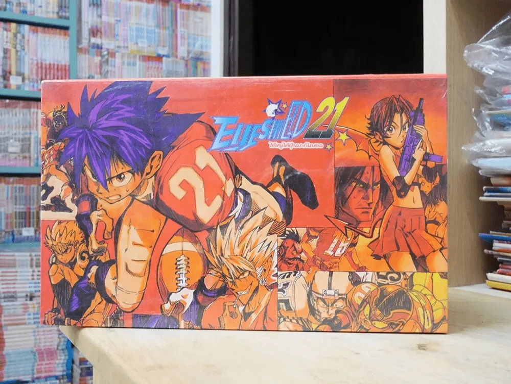 Eyeshield 21 ไอ้หนูไต้ฝุ่นมะกันบอล 37 เล่มจบ + Boxset (มือหนึ่ง) รูปที่ 1