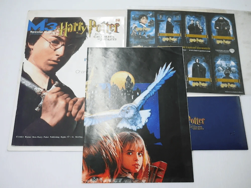 Harry Potter And Chamber of Secrets แฟ้มกระดาษ+หนังสือ+โปสเตอร์แฮร์รี่ รูปที่ 3