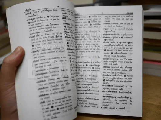 Master's English-Thai Dictionary อนุสรณ์พระราชทานเพลิงศพ นายจรัส ปาณินท์ รูปที่ 2