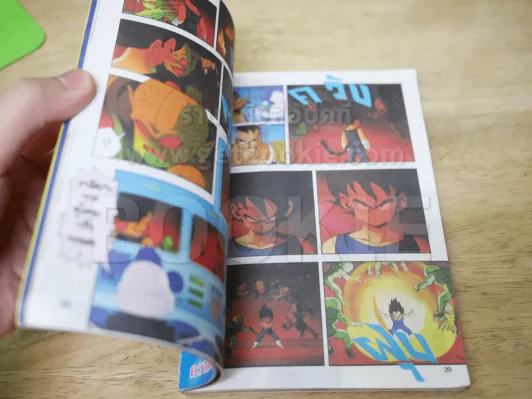 Dragon Ball Z ตอนกำเนิดยอดนักสู้โกคู (สี่สีทั้งเล่ม) บวมน้ำเล็กน้อย รูปที่ 6