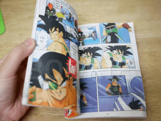 Dragon Ball Z ตอนนักรบไซย่า (สี่สีทั้งเล่ม) บวมน้ำเล็กน้อย รูปที่ 5