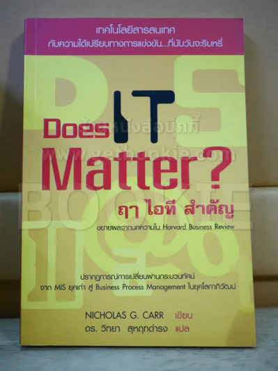Does It Matter ฤา ไอที สำคัญ รูปที่ 1