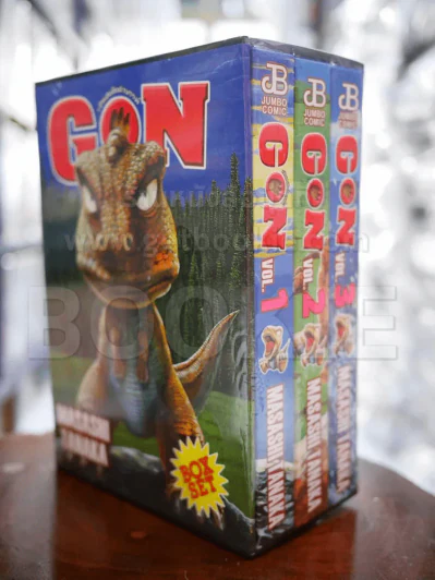 GON ก๊อง เจ้าแสบดึกดำบรรพ์ 3 เล่มจบ (ปกแข็ง) BOXSET รูปที่ 1