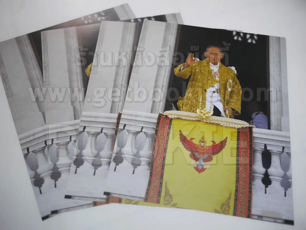 โปสเตอร์ในหลวงร.9 มีภาพหน้าเดียว (ขนาดประมาณA4) รูปที่ 1