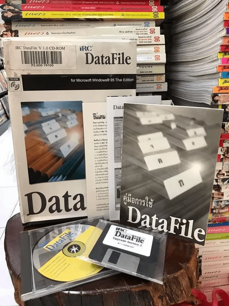 Data File ระบบเก็บข้อมูล สำหรับ Window 95 รูปที่ 1