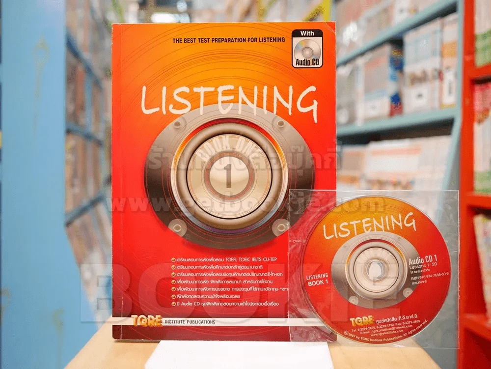 LISTENING BOOK 1 with Audio CD (มี CD แถมในเล่ม) รูปที่ 1