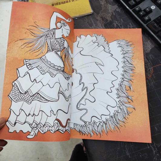 พลังสีบำบัด colour THERAPY COLOURING BOOK รูปที่ 10