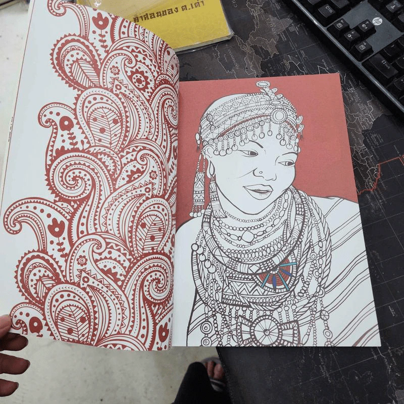 พลังสีบำบัด colour THERAPY COLOURING BOOK รูปที่ 12