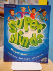 SUPER MINDS STUDENT'S BOOK 1 (ไม่มี CD) มีรอยขีดเขียนด้านใน