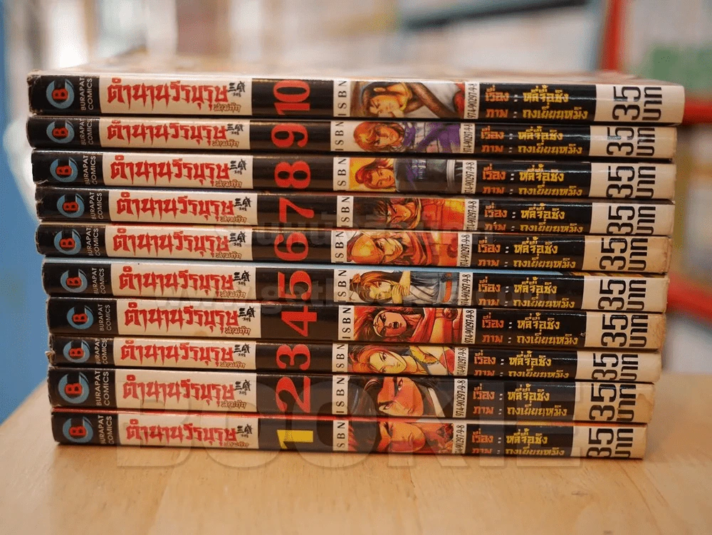 ตำนานวีรบุรุษสามก๊ก 10 เล่มจบ (เล่ม 8 มีคราบน้ำ) รูปที่ 2