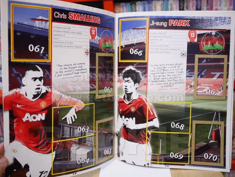 Official Sticker Collection 2010 - 2011 MANCHESTER UNITED รูปที่ 3