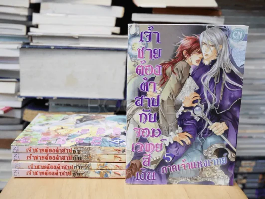 เจ้าชายต้องคำสาปกับจอมเวทย์สีเงิน 4 เล่มจบ + เล่ม 5 ภาคเจ้าแห่งเวทย์ รูปที่ 1