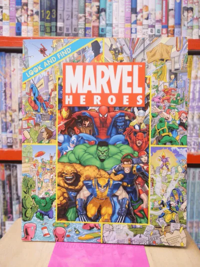 Look and Find Marvel Heroes (ด้านในภาษาอังกฤษ) รูปที่ 1