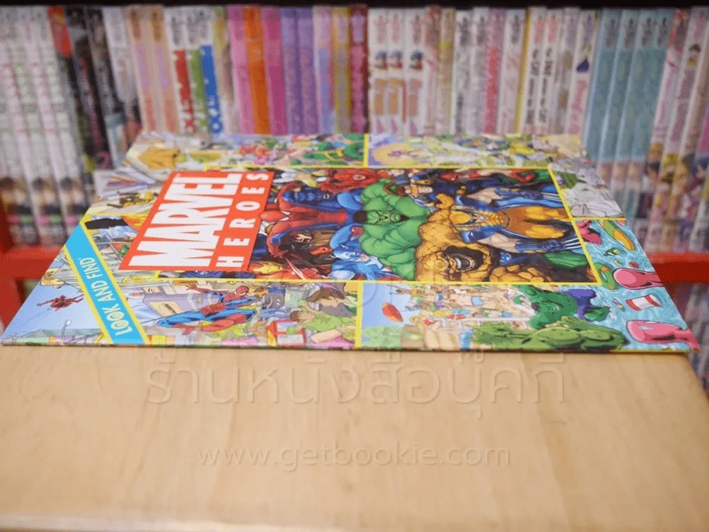 Look and Find Marvel Heroes (ด้านในภาษาอังกฤษ) รูปที่ 2