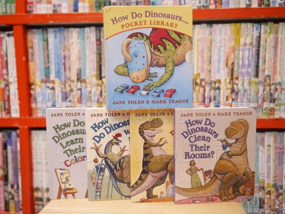 How Do Dinosaurs Pocket Library 4 เล่ม Boxset รูปที่ 6