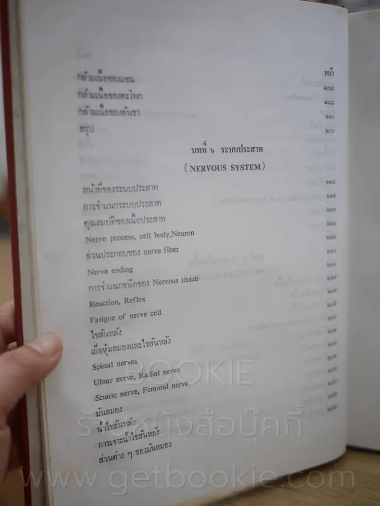 กายวิภาคศาสตร์และสรีรวิทยา โดย สนั่น สุขวัจน์ พ.ศ.2484 พิมพ์ครั้งที่ 15 พ.ศ. 2528 (มีรอยขีดเขียน) รูปที่ 8