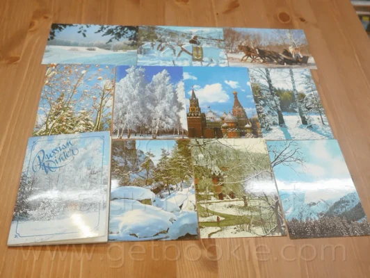 โปสการ์ด Russian Winter ขนาด 11 X 15.5 cm รูปที่ 2
