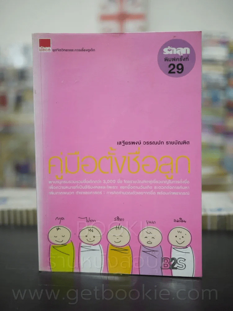 คู่มือตั้งชื่อลูก โดย เสฐียรพงษ์ วรรณปก รูปที่ 1
