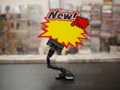 คลิปหนีบป้ายราคา งอและหมุนได้ สีดำ รูปที่ 5