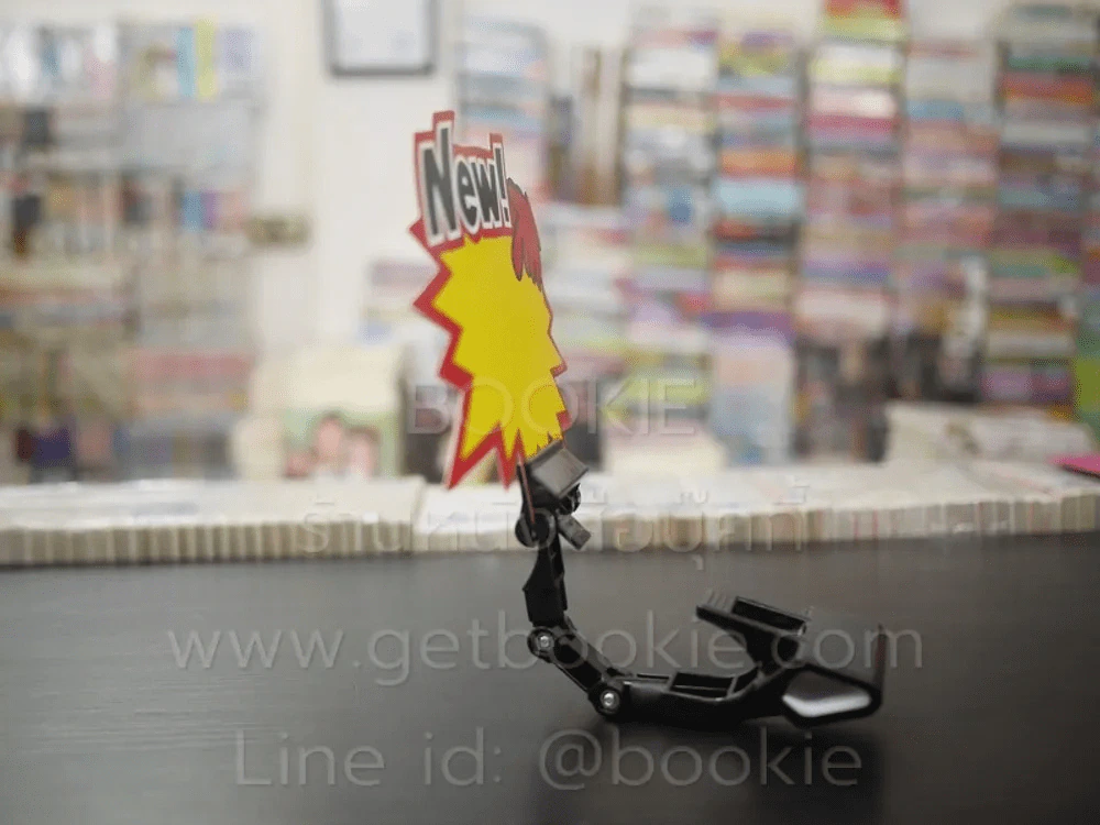 คลิปหนีบป้ายราคา งอและหมุนได้ สีดำ รูปที่ 3