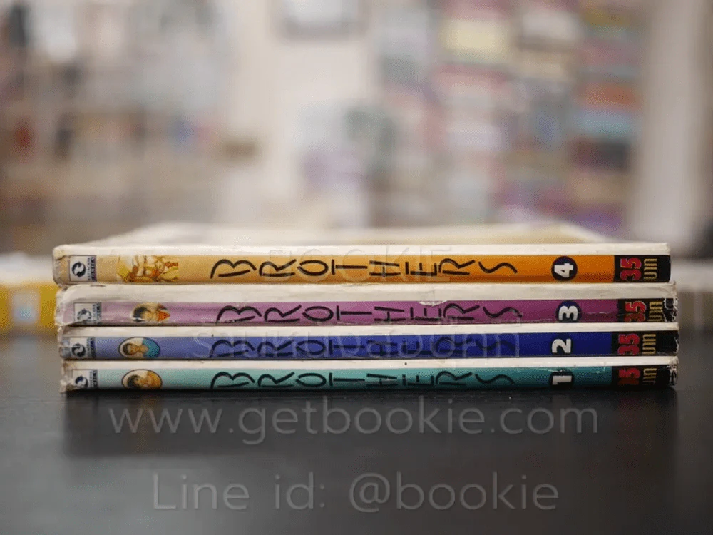 แฝดสามอลเวง Brothers 4 เล่มจบ (มีคราบที่ปกน้ำทุกเล่ม) รูปที่ 2