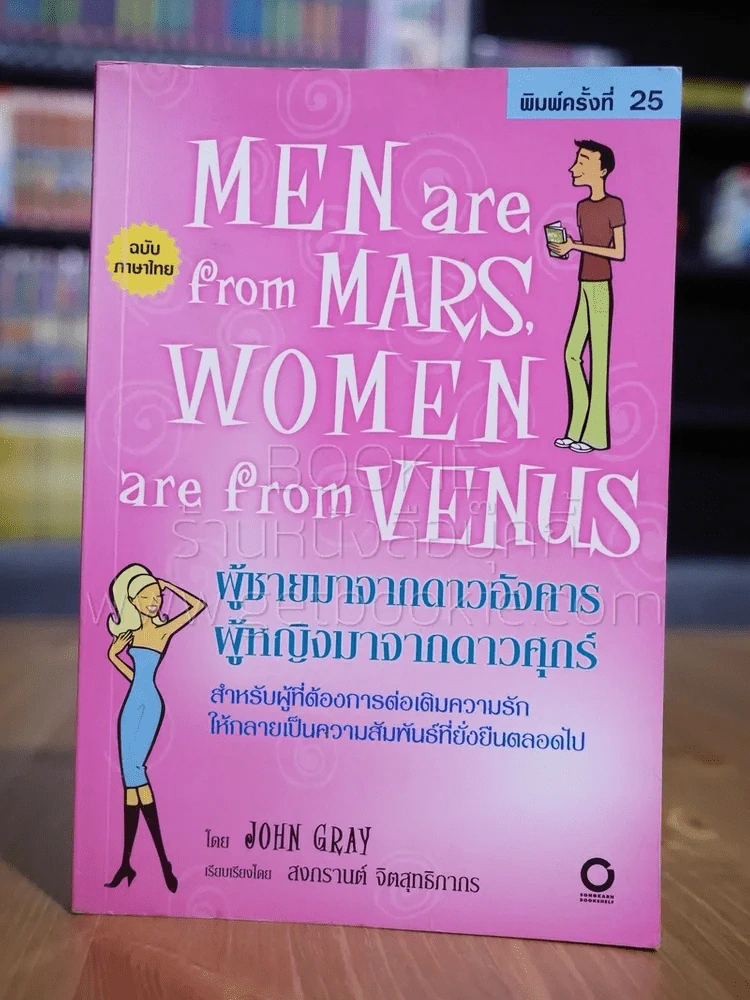 Men are from Mars, Women are from Venus ผู้ชายมาจากดาวอังคาร ผู้หญิงมาจากดาวศุกร์ รูปที่ 1