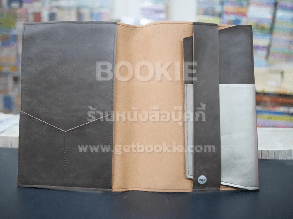 ปกหนังหุ้มหนังสือ ยาว 17 นิ้ว กว้าง 8.9 นิ้ว รูปที่ 2