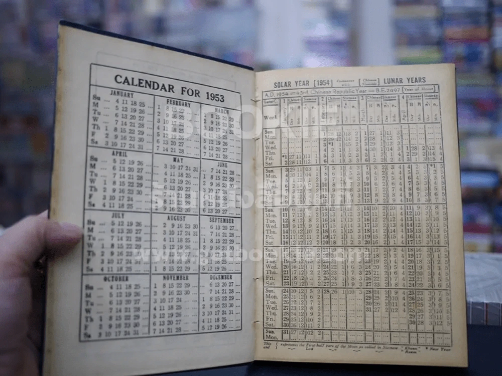 Desk Diary 1954 บริษัทสหกรรมกรกิจจำกัด รูปที่ 4