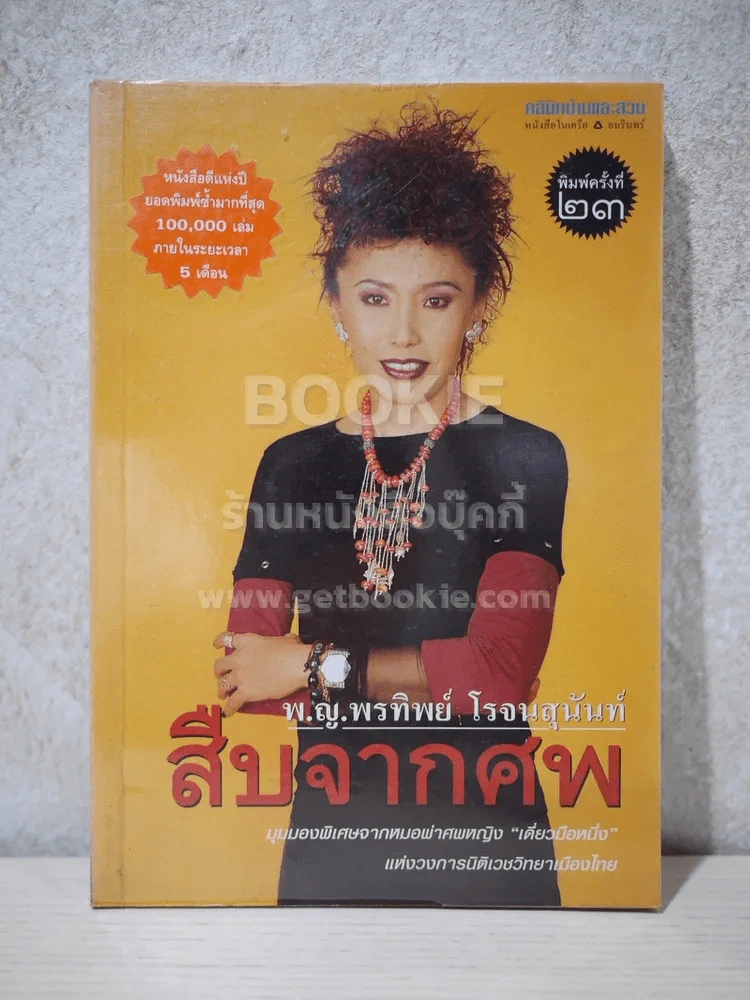 สืบจากศพ - พ.ญ.พรทิพย์ โรจนสุนันท์ รูปที่ 1