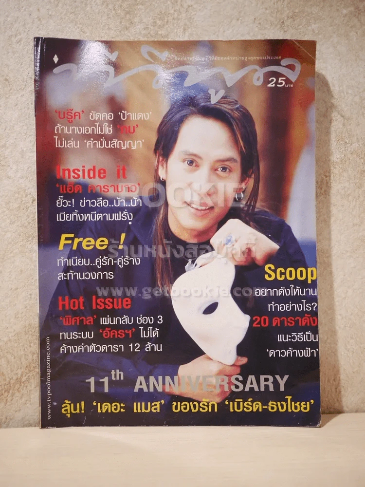 ทีวีพูล ฉบับที่ 525 ปีที่ 11 มิ.ย.2543 เบิร์ด ธงไชย รูปที่ 1