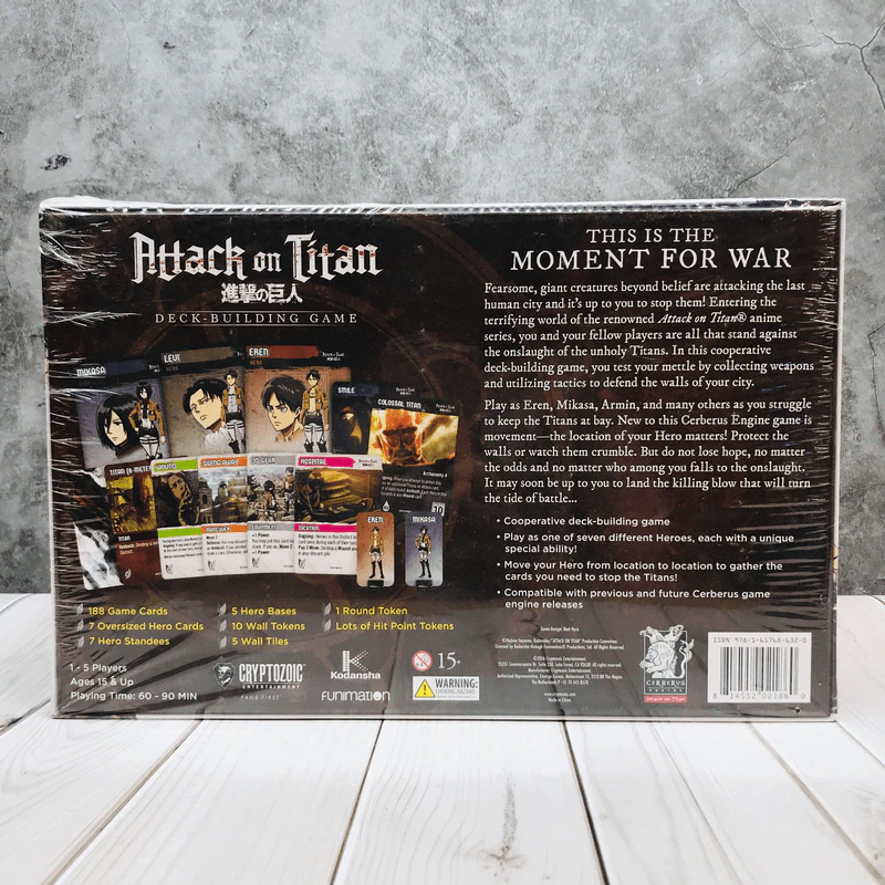 Attack on Titan Deck-Building Game Boardgame รูปที่ 2