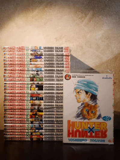 Hunter x Hunter ครบชุด เล่ม 1-32 ล่าสุด (เล่ม 30 มีสก๊อตเทปตามภาพ) รูปที่ 1