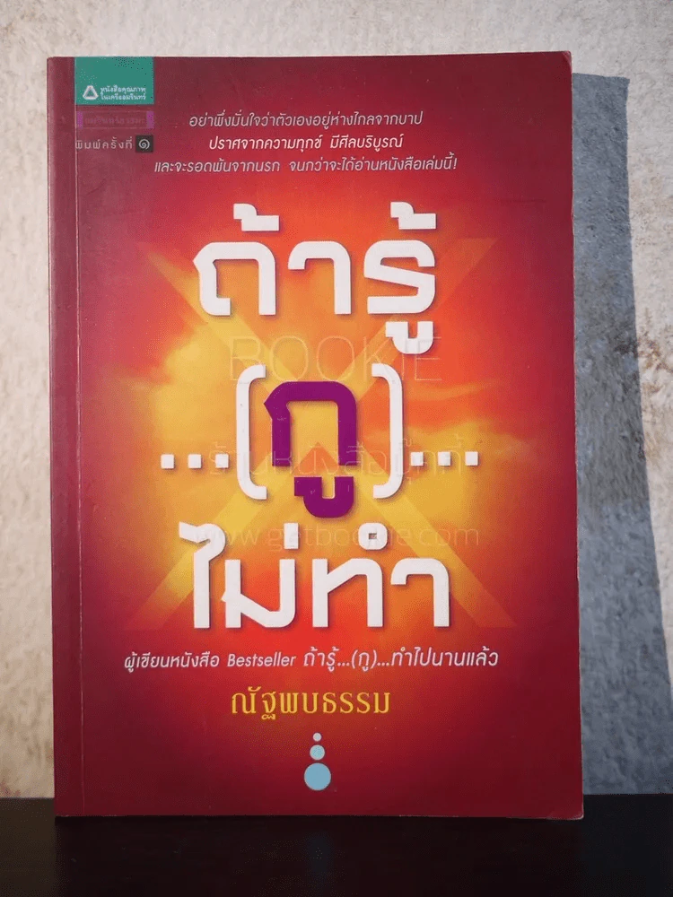 ถ้ารู้...(กู)...ไม่ทำ - ณัฐพบธรรม รูปที่ 1