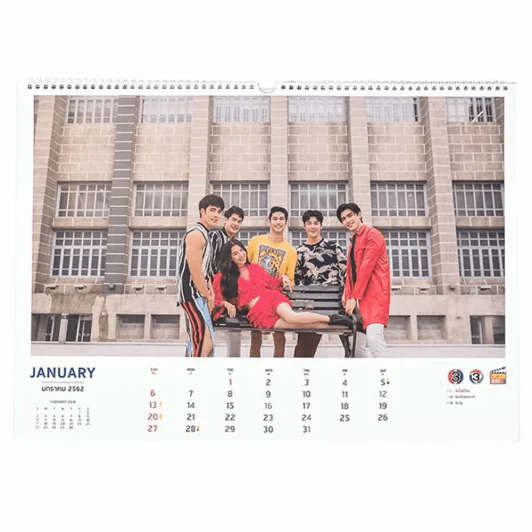 ปฏิทินช่อง 3 ปี พ.ศ. 2562 แบบแขวน รูปที่ 3