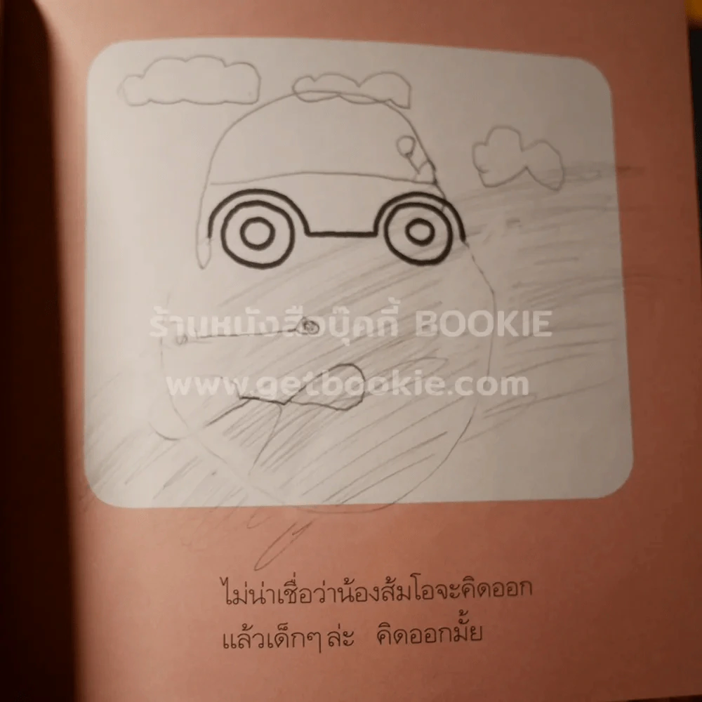 น้องส้มโอ พี่หลอดไฟ ทายภาพแล้ววาด - ครูชีวัน (มีขีดเขียนในเล่ม) รูปที่ 6