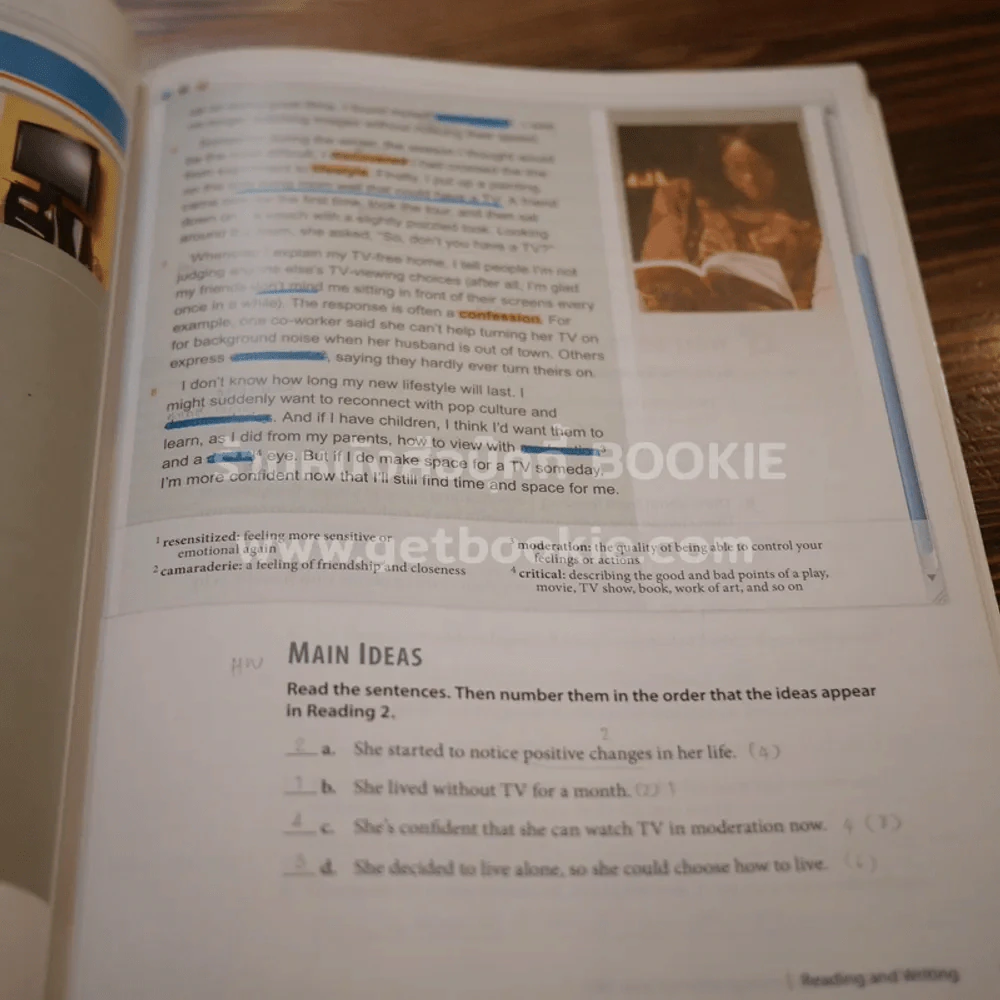 Q: Skills for Success Reading and Writing 3 (ในเล่มมีขีดเขียน) รูปที่ 3
