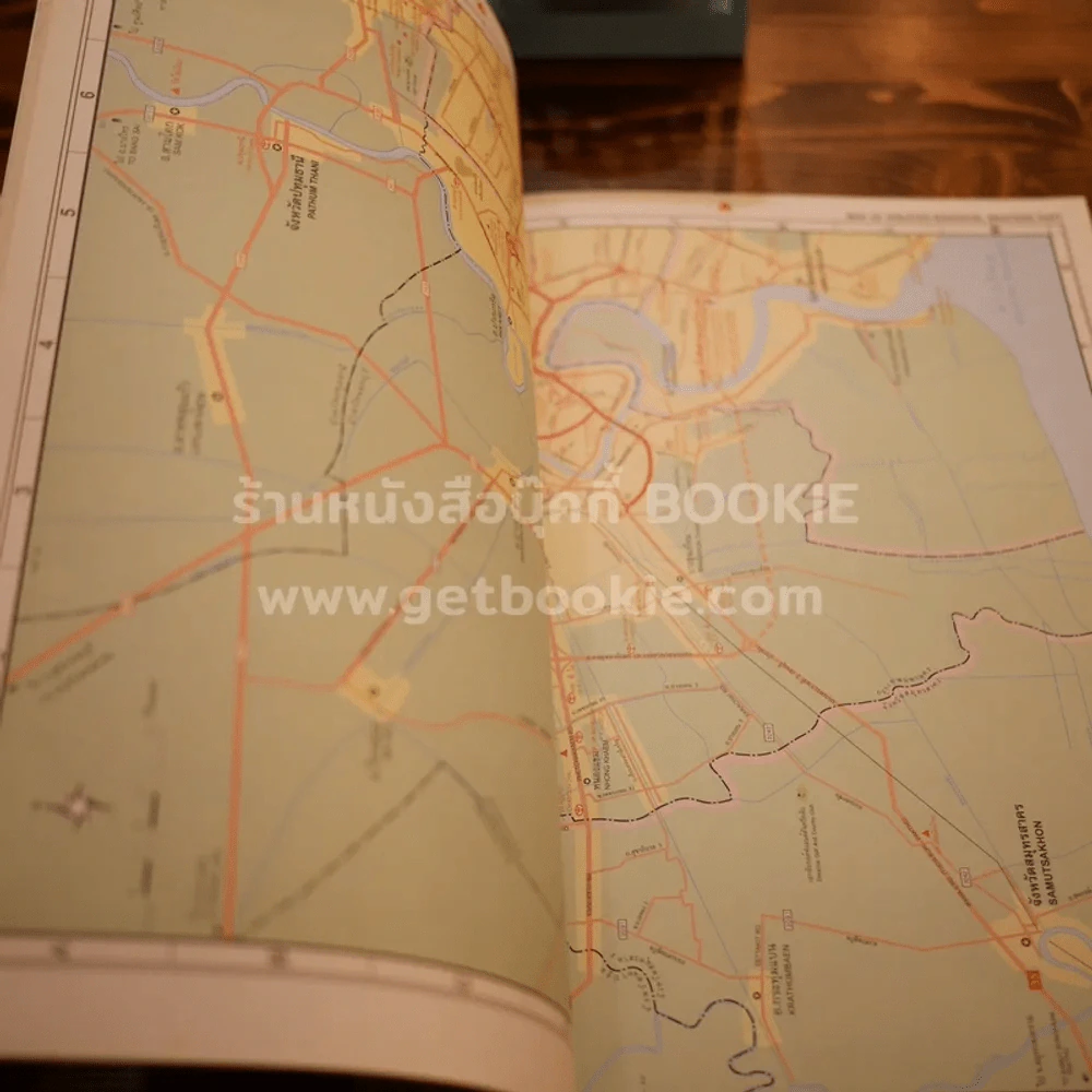 แผนที่ทางหลวงประเทศไทยและกรุงเทพฯ ฉบับปี 2540-2541 รูปที่ 3