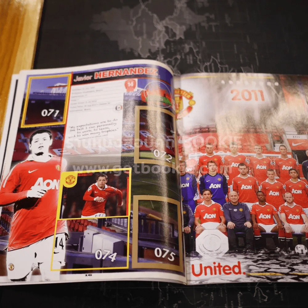 Official Sticker Collection 2010 - 2011 MANCHESTER UNITED รูปที่ 3
