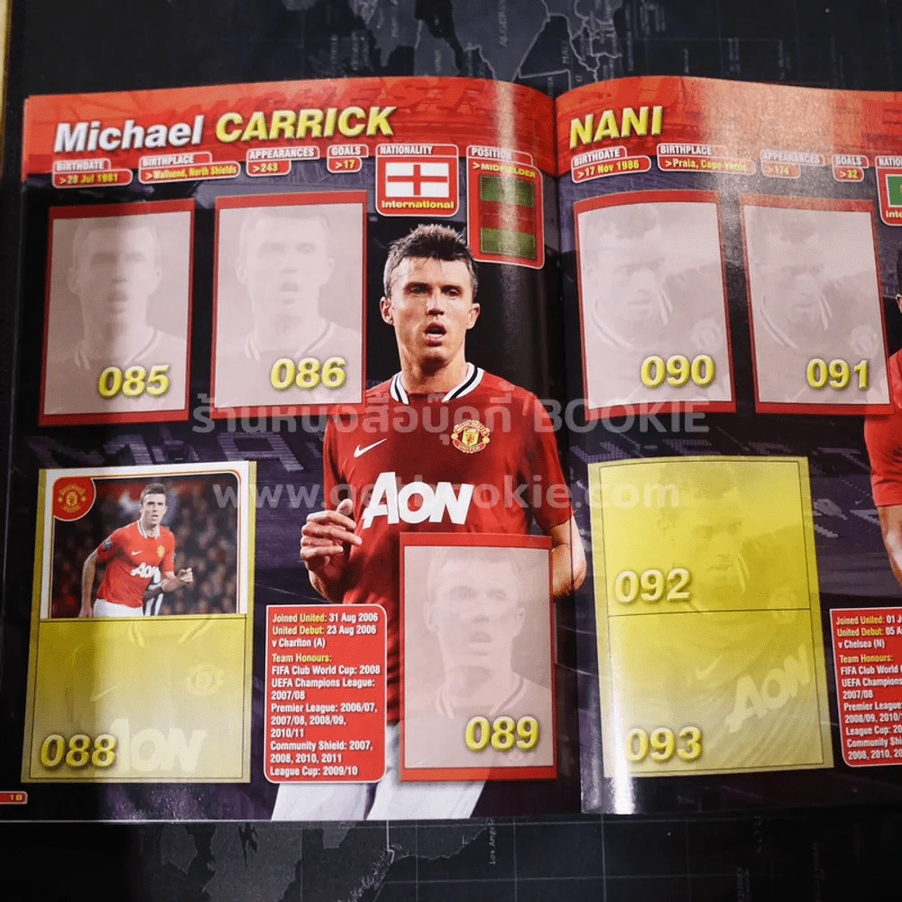 Official Sticker Collection 2011 - 2012 MANCHESTER UNITED รูปที่ 3