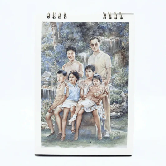 ปฏิทินตั้งโต๊ะ ธ.ไทยพาณิชย์ พ.ศ.2552 พระคู่ขวัญของแผ่นดิน (ด้านในหาย 1 แผ่นเดือน 12 มีรอยขีดเขียน) รูปที่ 7